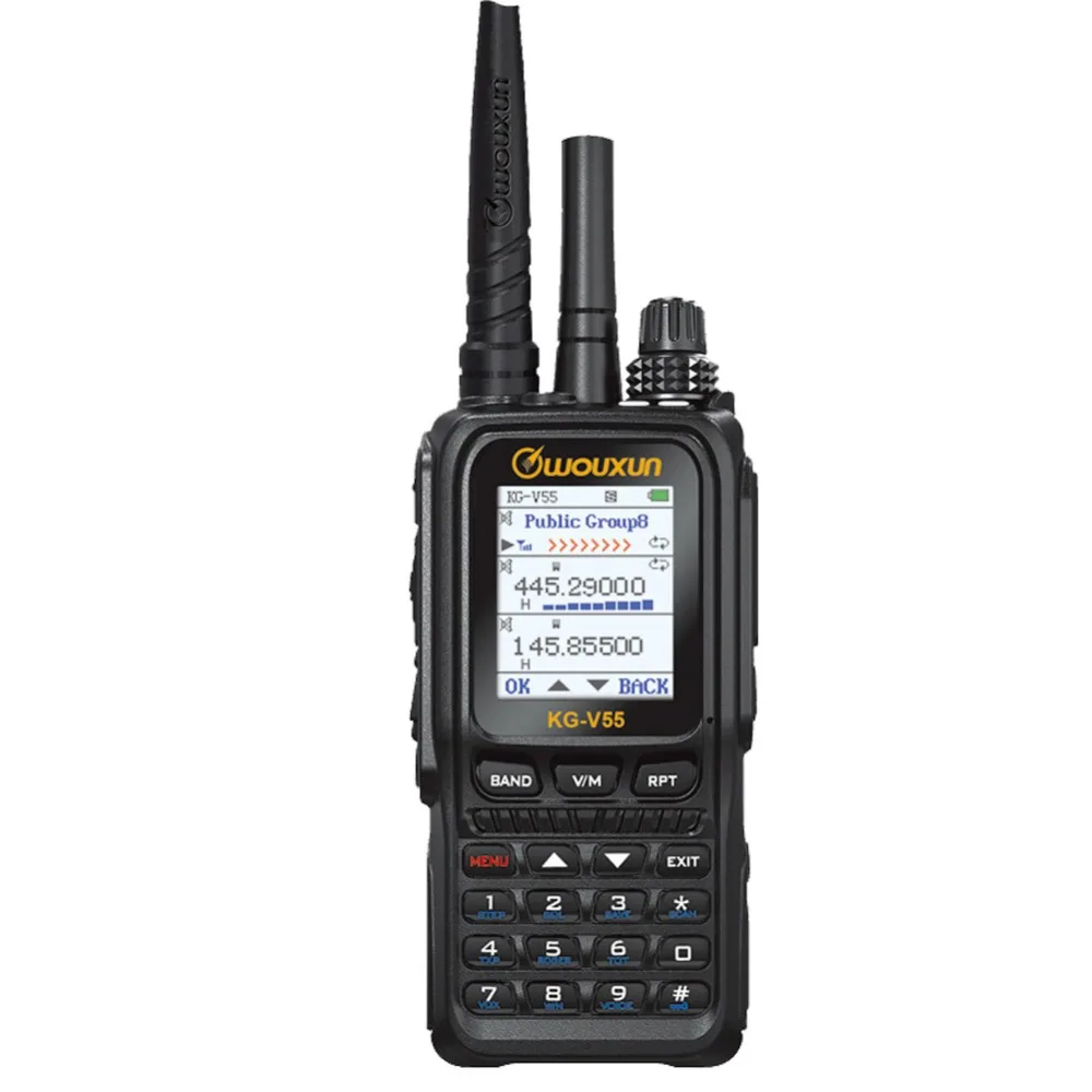 Wouxun KG V55 Аналоговый и 3g WCDMA двухстороннее радио сети два пути радиоповторитель|radio