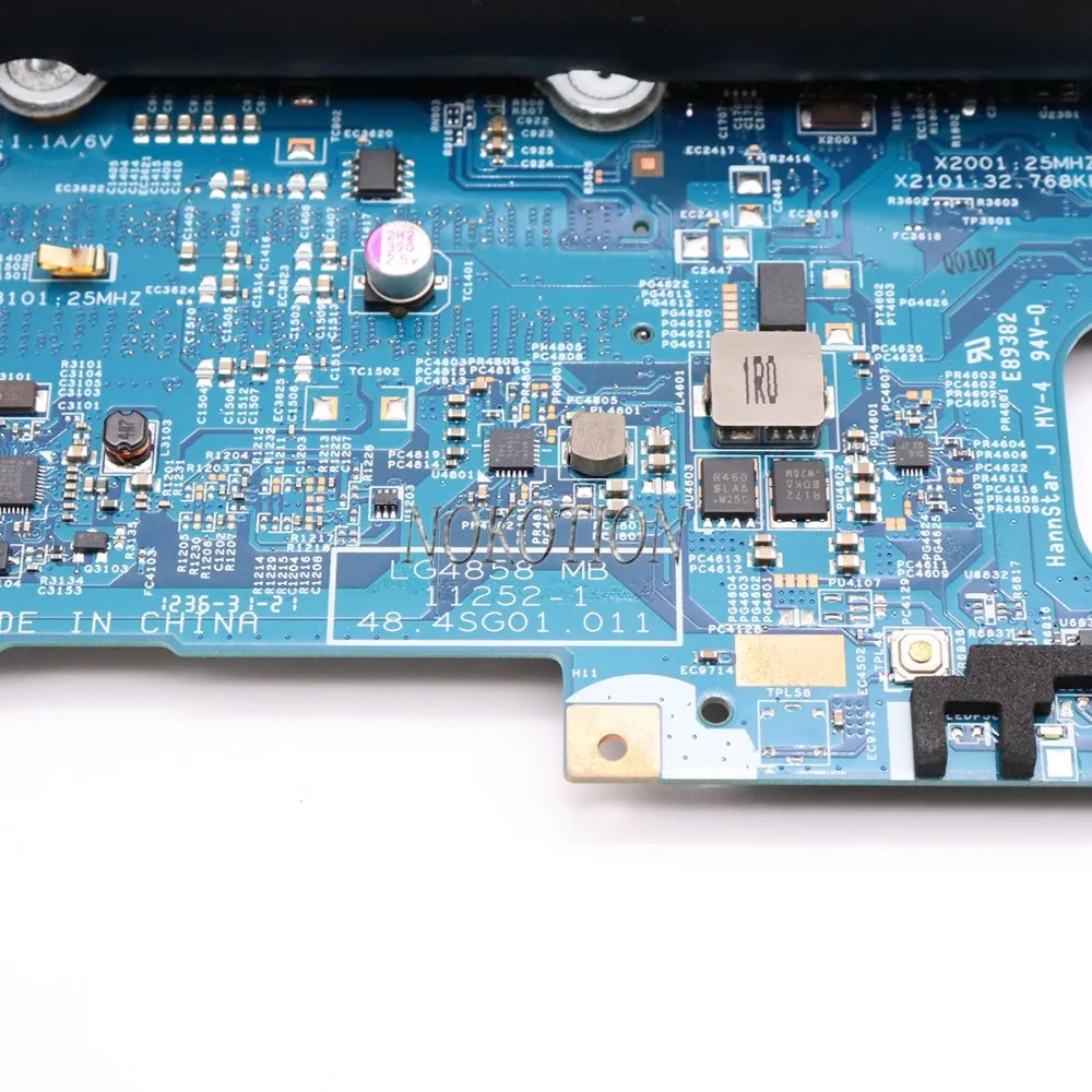 NOKOTION LG4858 MB 11252 1 48.4SG01.011 11S90000306 материнская плата для ноутбука lenovo ideapad G480 14 &quotGT610M HM76