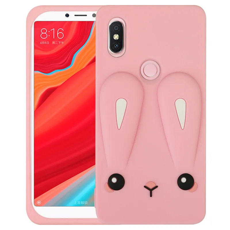 Чехол с мультипликационным принтом и ремешком для Xiaomi Redmi S2, чехол, Мягкий ТПУ силиконовый чехол, бампер, защитный чехол для Redmi S2, чехол