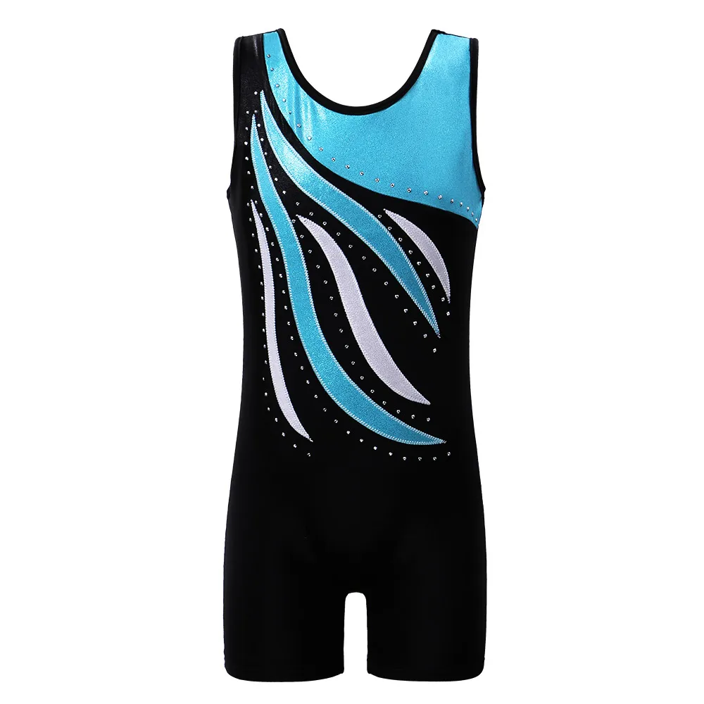 

BAOHULU Girls One Piece Ballet Gymnastics Biketards Leotards Dance Tutu Stripe Girls kids Ballet Dance wear Costumes Biketards