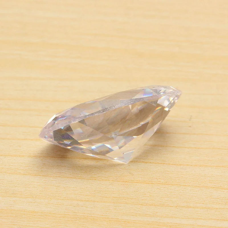 KiWarm Новый 1 шт. Белый сапфир овальная свободная форма камня для изделий