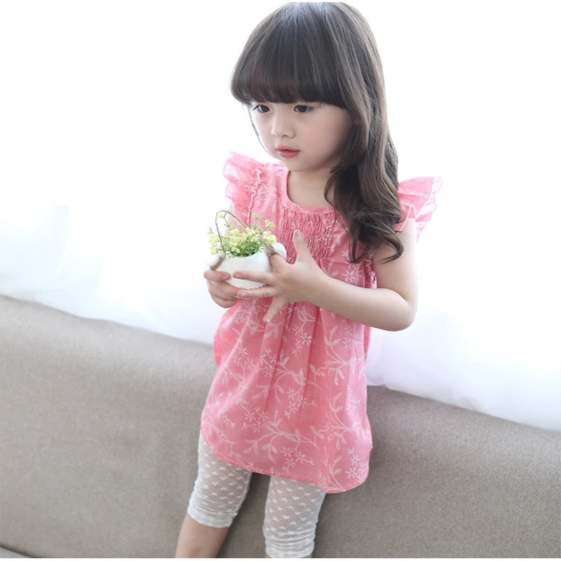 2016 новое поступление девочек летнее платье кружевном летние платья для девочки