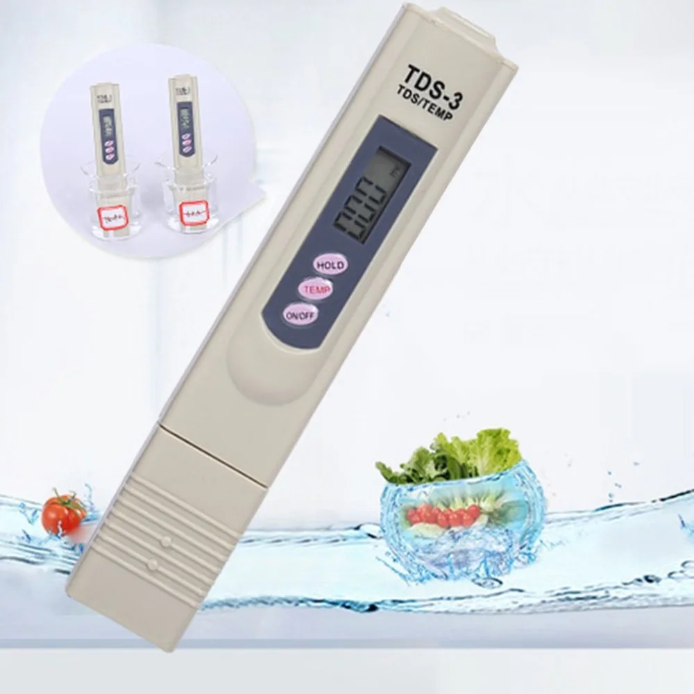 Цифровой ЖК дисплей для проверки качества воды ручка чистоты фильтра TDS метр