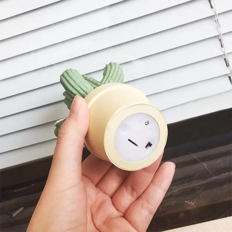 Кактус светодиодный ночной Светильник детская Светодиодная лампа для гостиной