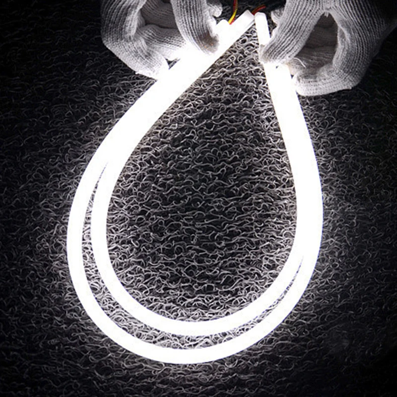 2 шт. 30 см светодиодный автомобильный гибкий светильник DRL для дневных ходовых