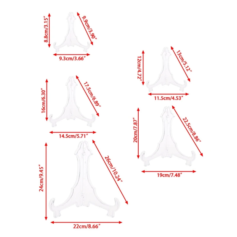Пластиковая подставка для дисплея тарелка чаша рамка держатель фото|Подставки