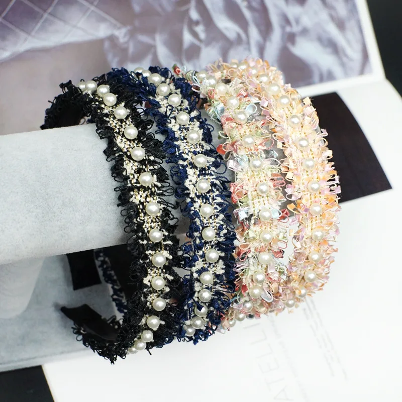 Meetee 4 размера 2 см жемчужная тесьма кружевная отделка лента ручной работы