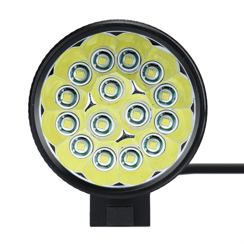 Супер яркий 34000 Lm 15x CREE T6 светодиодный 3 режима лампа для велосипеда фары переднего света на открытом воздухе, для катания на велосипеде, для рыбалки, кемпинга факел 30