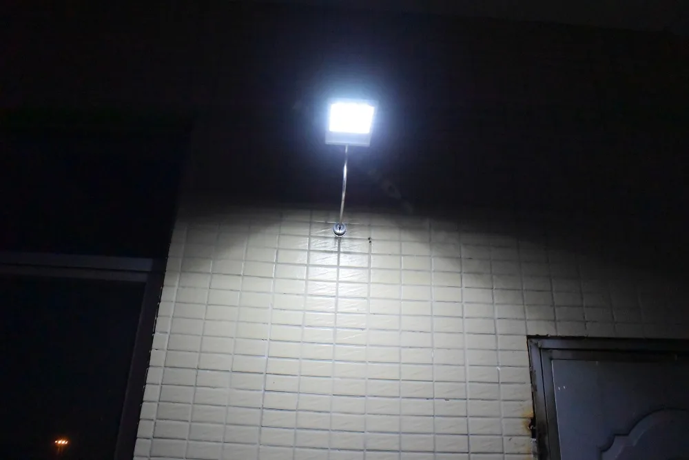 

New solar led flood light 3W slim led wall light courtyard garden park street outside WATERPROOF 15 SMD 3000mah Li-ion battery