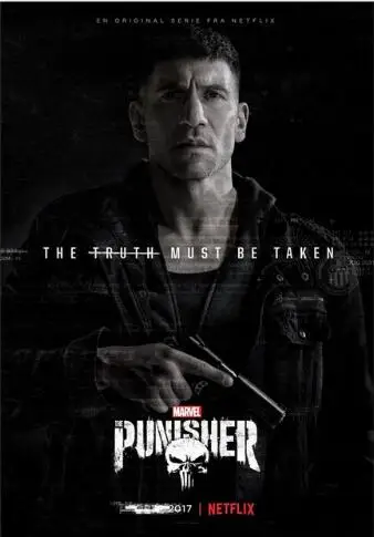 Каратель плакат 2017 Netflix ТВ серии Шелковый декоративной живописи 24x36inch|Рисование и