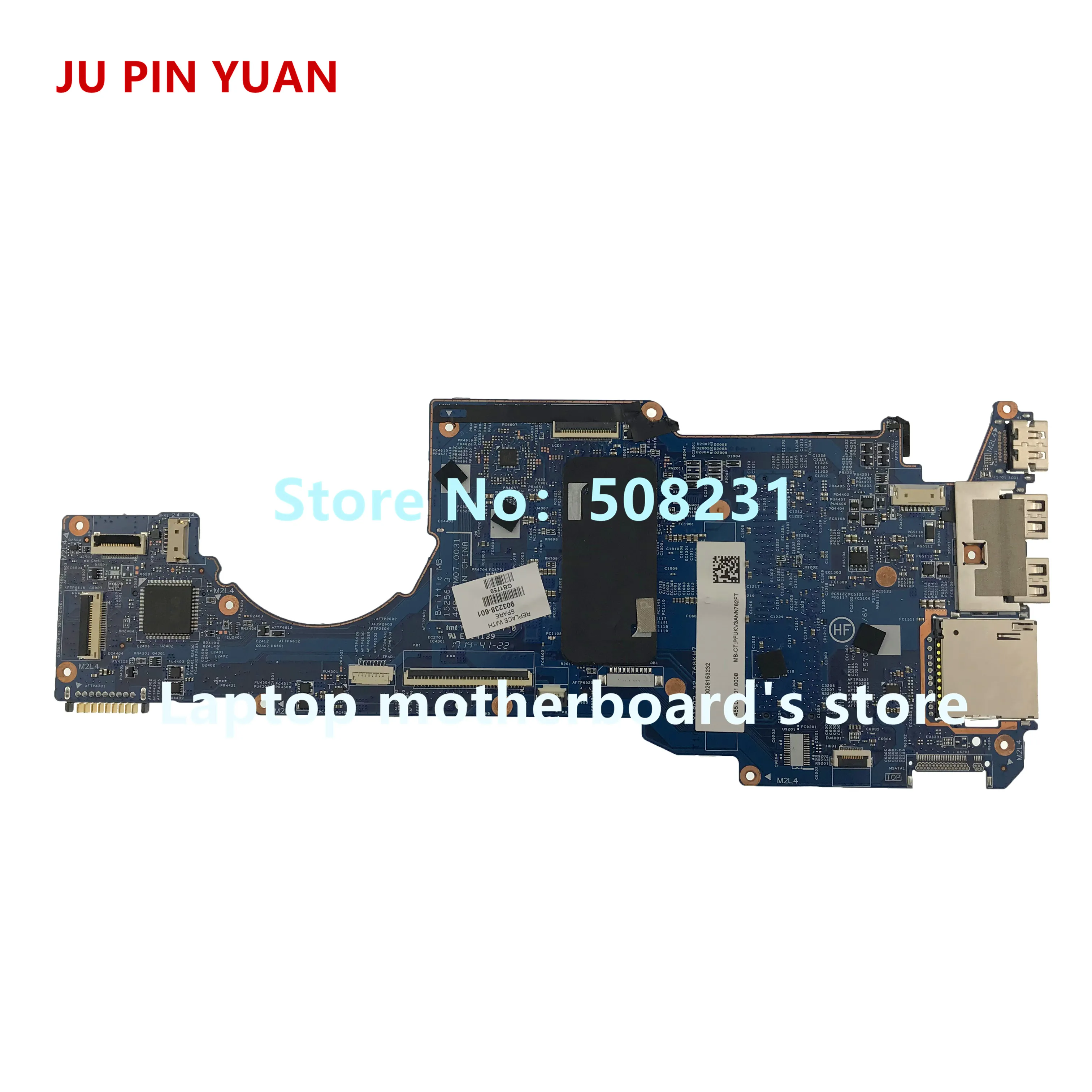JU PIN Юань 601-903241 448.08J04.0011 для hp Pavilion x360 Кабриолет 13-u Материнская плата ноутбука PentN3710 полностью протестирована