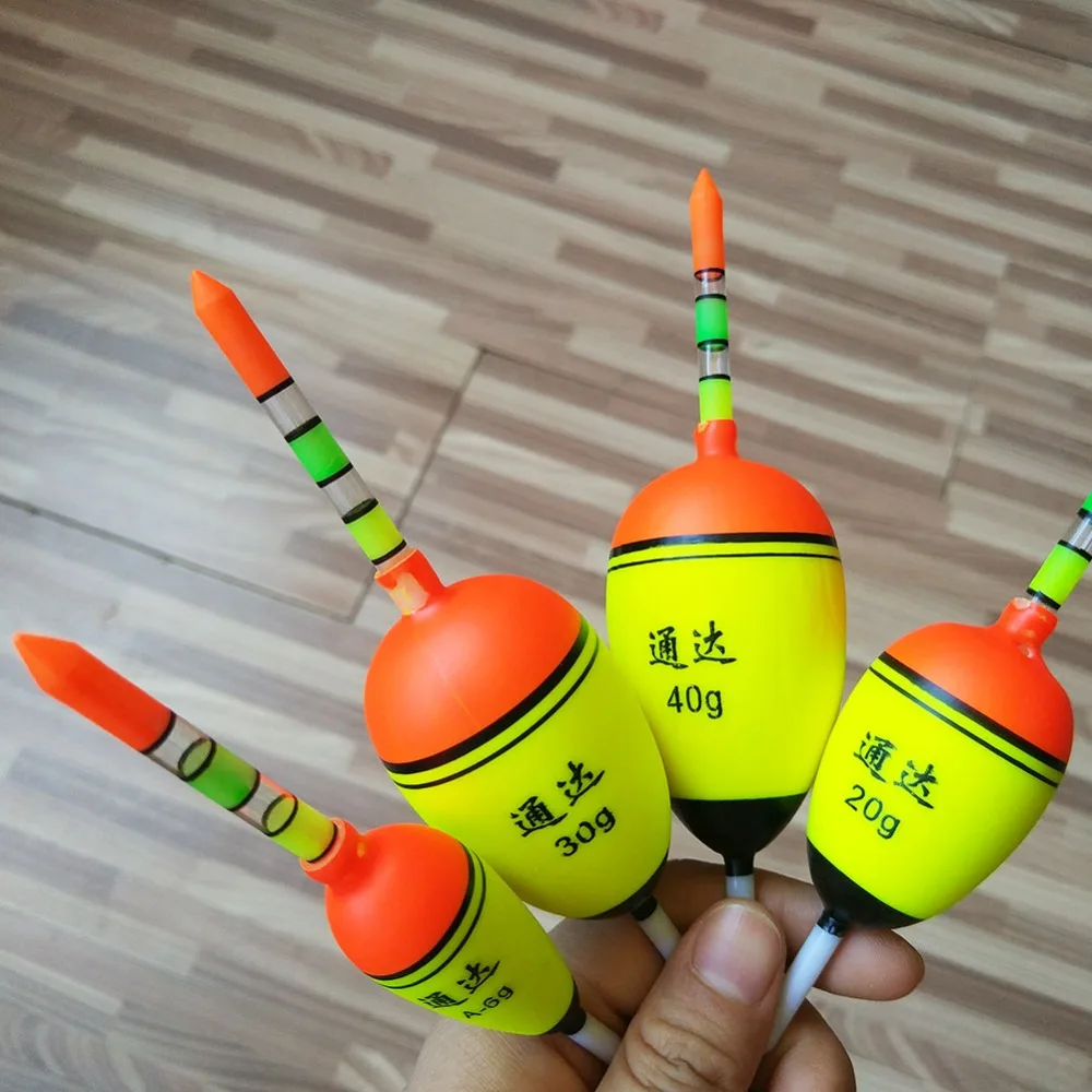 

INFOF 5-10pcs EVA Foam Float Fishing Floats Bobber Light Long Casting Float 6g-80g Night Fishing Tackles