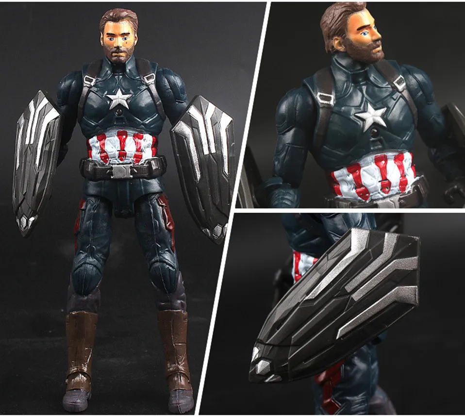 Фигурка marvel, Мстители, конечная игра, Капитан Америка/Железный человек/Человек-паук/Тор, супергерой, аниме, модель, игрушки для обновления
