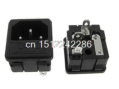 Штепсельная Вилка Baomain 5 IEC320 C14 с зажимом и держателем предохранителя