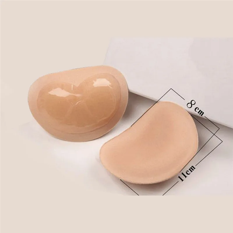 

Bikini Push Up Padded Swimsuit Bikini Small Bust Thicker Breathable Sponge Bra Pad Invisible Paste Padding
