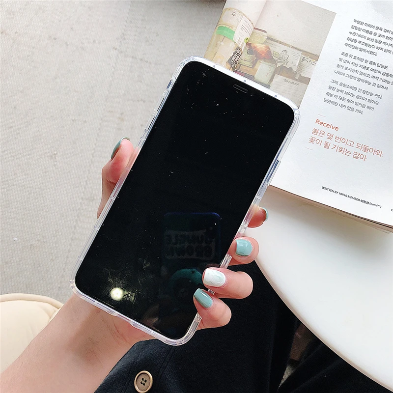 Kexin Animal Phone Case For iPhone Xr Xs Max Lovely Dog Cat Looking Food Design 6 7 8 Plus Shockproof Clear |