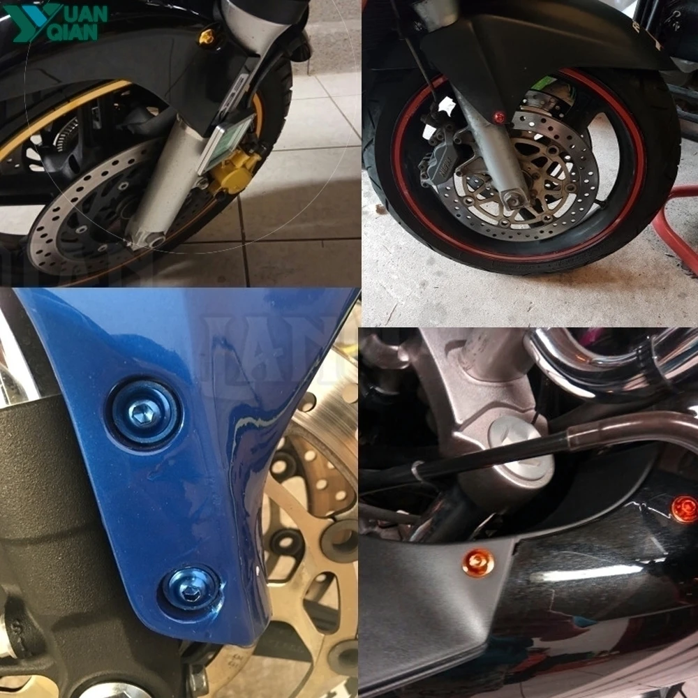 Новый ЧПУ алюминиевый мотоцикл болты обтекаемой формы для Honda XL600 LMF XRV750 L Y Африка