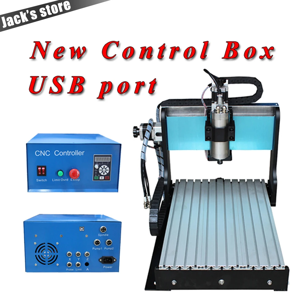 USB порт 3040Z SS + 1500 Вт шпиндель 2 кВт VFD маршрутизатор водяного охлаждения металл