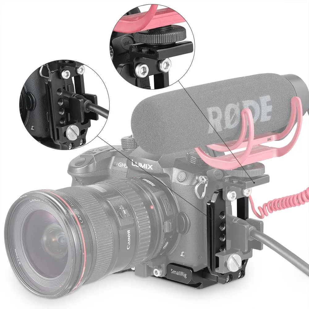 SmallRig GH5 L кронштейн пластина для Panasonic Lumix GH5/GH5S Arca-Swiss Стандартная Пластина