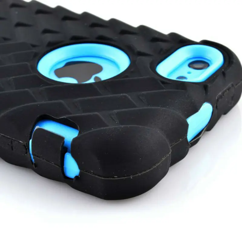 5 5S SE 5C 6 6S 7 Plus 4 4S New Tyre Tire Tread Robot Hybrid Anti Shock Armor Rubber Silicone Back Case Skin Cover For iPhone |
