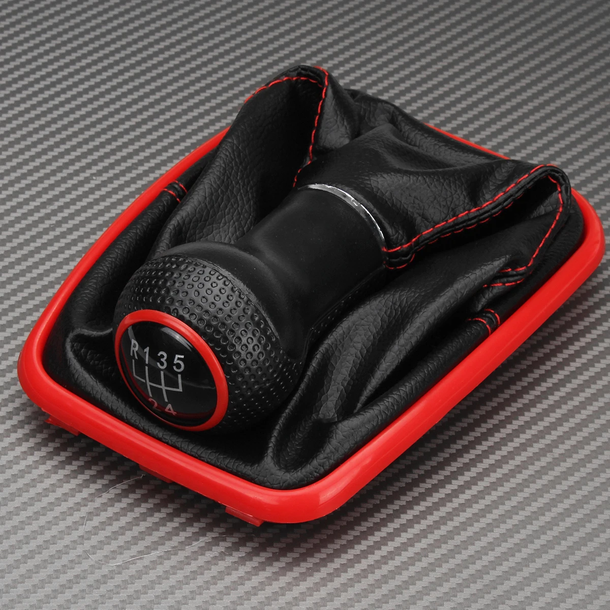 5 скоростей Ручка Переключения рулевого механизма автомобиля с Gaiter Boot Red Line защитный чехол анти-пылезащитный чехол для Seat Leon для Toledo 1999 2000 2001