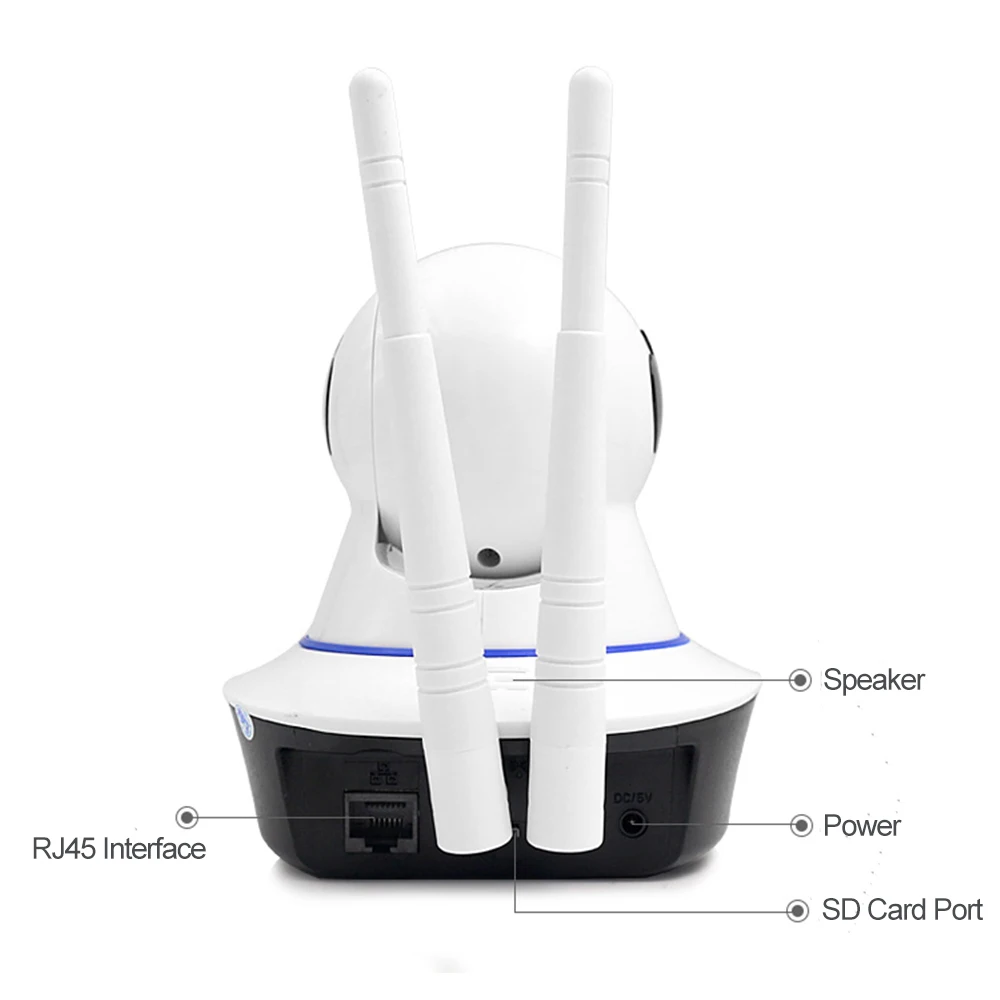 Wi Fi камера 720 P Беспроводная двухсторонняя аудио ночного видения TF карта для