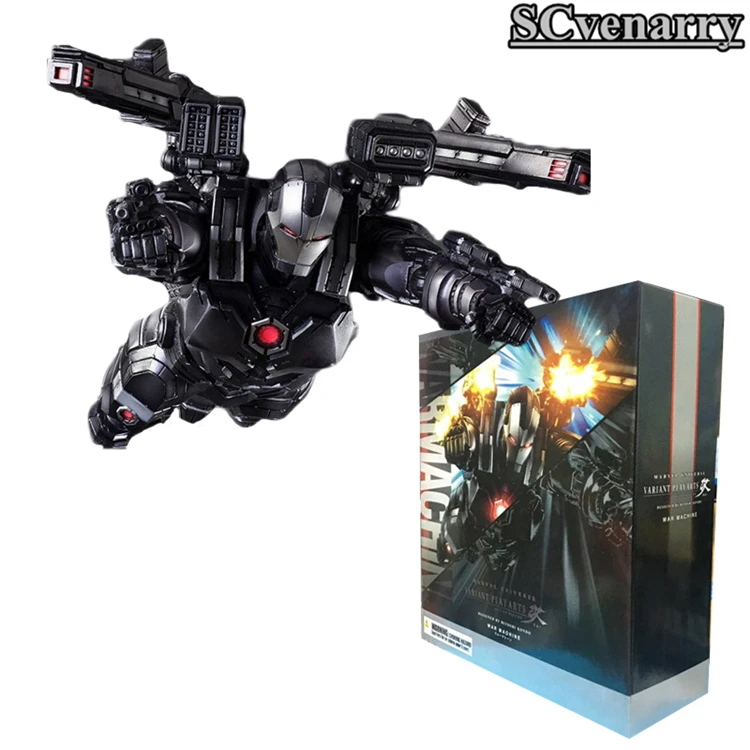 PA War Machine Avengers Infinity Black Iron Man James Rhodes PVC Action Figure Collectible Toys 27cm | Игрушки и хобби