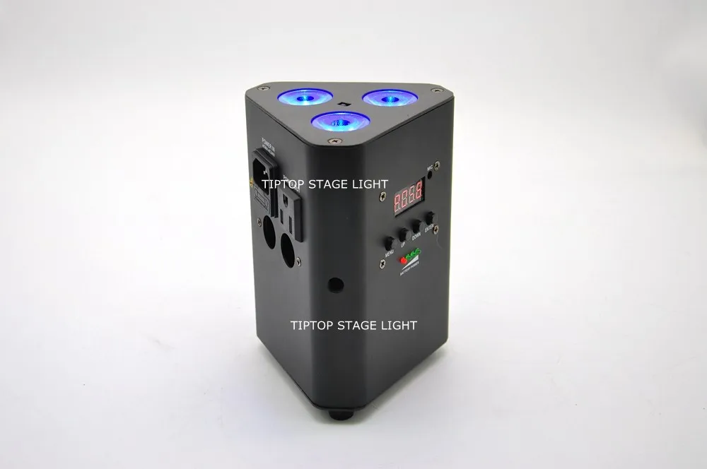 10 шт. DJ Freedom Par 3x10 Вт 4 в 1 RGBW светодиодный Uplight 7500 мАч с питанием от батареи Инфракрасный DMX светодиодный клиновидный ЖК-дисплей Дорожный Чехол с зарядкой