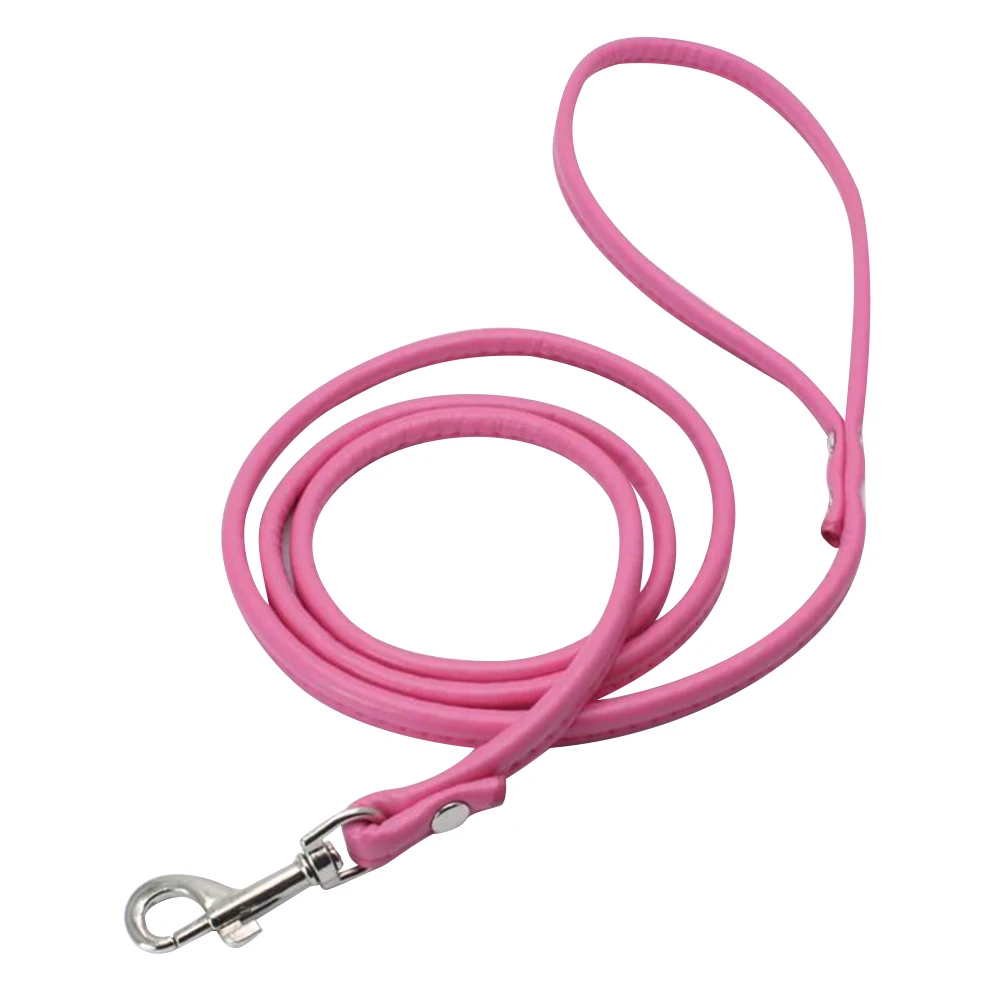 Pet поводок, ремень кожаный шнур для поводка ремень цепочка для кота нейлоновый ремешок для щенка собаки кошки товары для домашних животных с лямкой на шее