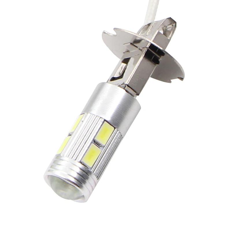 1 шт. Автомобильные светодиодные H3 canbus 5630 белые 10LED задние фары противотуманные