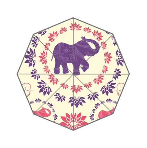 Elephant Around Flowers Custom Umbrella Fashion Design For Man And Women High Quality Free Shipping Hot Sale UMN 819|umbrella sword|umbrellas