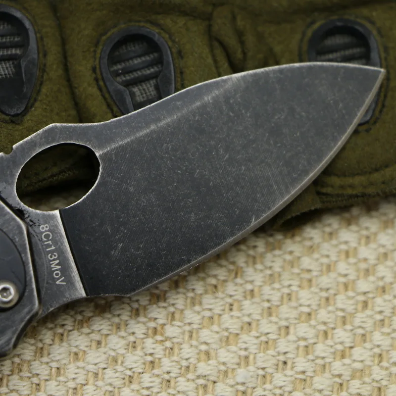 Enlan EW105 черный складной нож 8Cr13Mov лезвие стальная ручка Открытый Отдых EDC