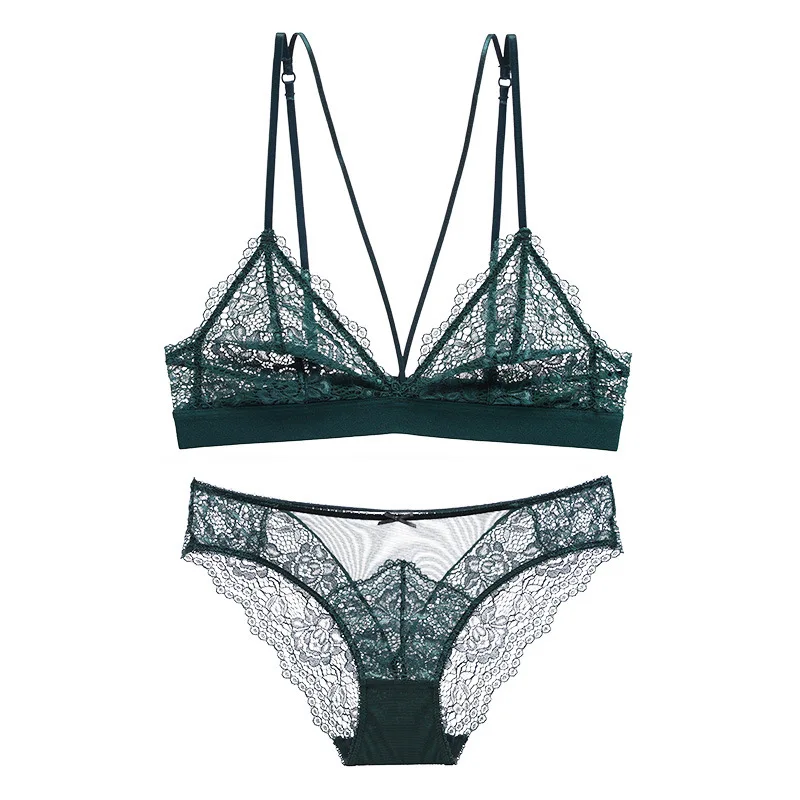 OranriTing Femal Intimates сексуальные трусы Бралетт Ультратонкий комплект с бюстгальтером