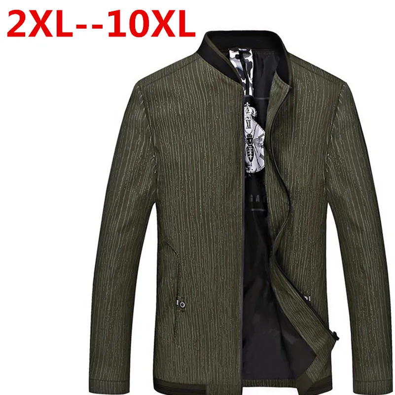 10XL 9XL 8XL 7XL 6XL 2016 Для мужчин куртка мужской пальто Повседневное Slim Fit мандарин