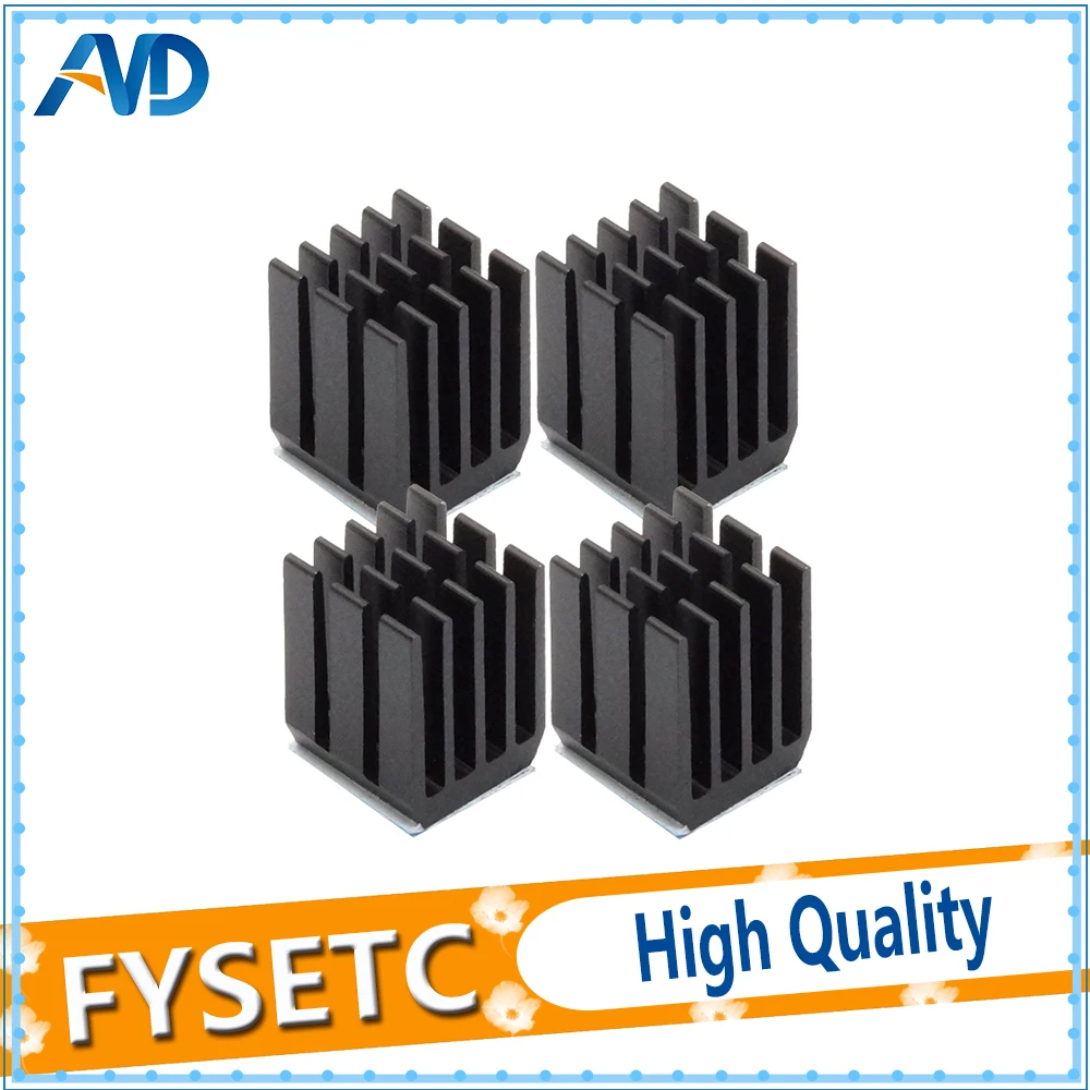 5 шт./лот StepStick теплоотвод алюминиевый подходит для DRV8825/A4988/TMC2100/TMC2208/TMC2130 Mendel|stepstick