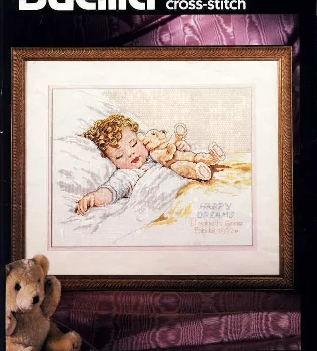 

Рукоделие 14CT 16CT 18CT, вышивка крестиком по номерам DIY, Набор для вышивания, Happy dream