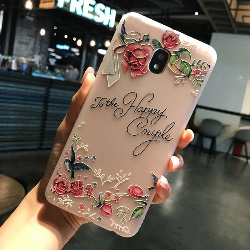 YueTuo матовый чехол для Samsung Galaxy J5 2017 j530 pro силиконовый роскошный 3d милый телефона|case