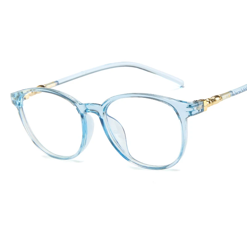 Новая овальная оправа для очков модные корейские очки трендовые дикие плоские