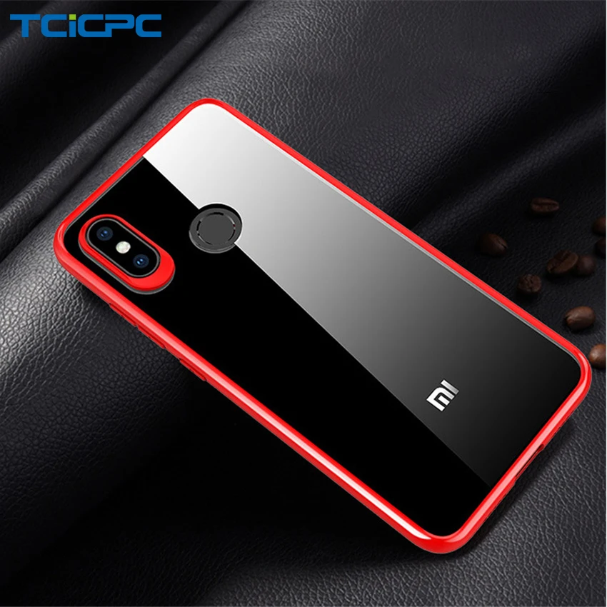 Tcicpc чехол для телефона Xiaomi mi 8 Роскошный тонкий Solf силиконовая рамка + прозрачная