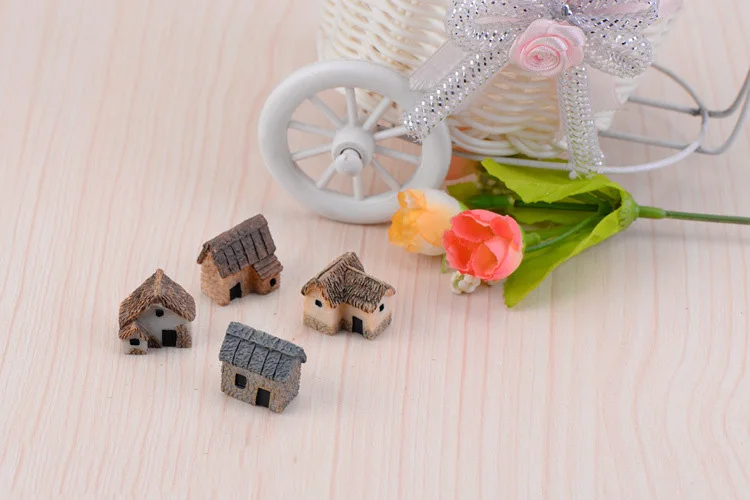 Статуэтка для дома из смолы миниатюрная сказочная фигурка украшения сада