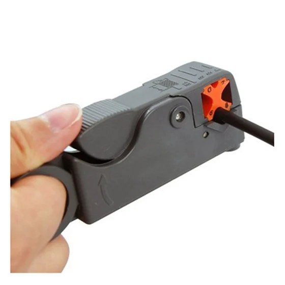 Коаксиальный кабель со свинцовым поворотным резаком RG58 RG6 gray|Ножи| |