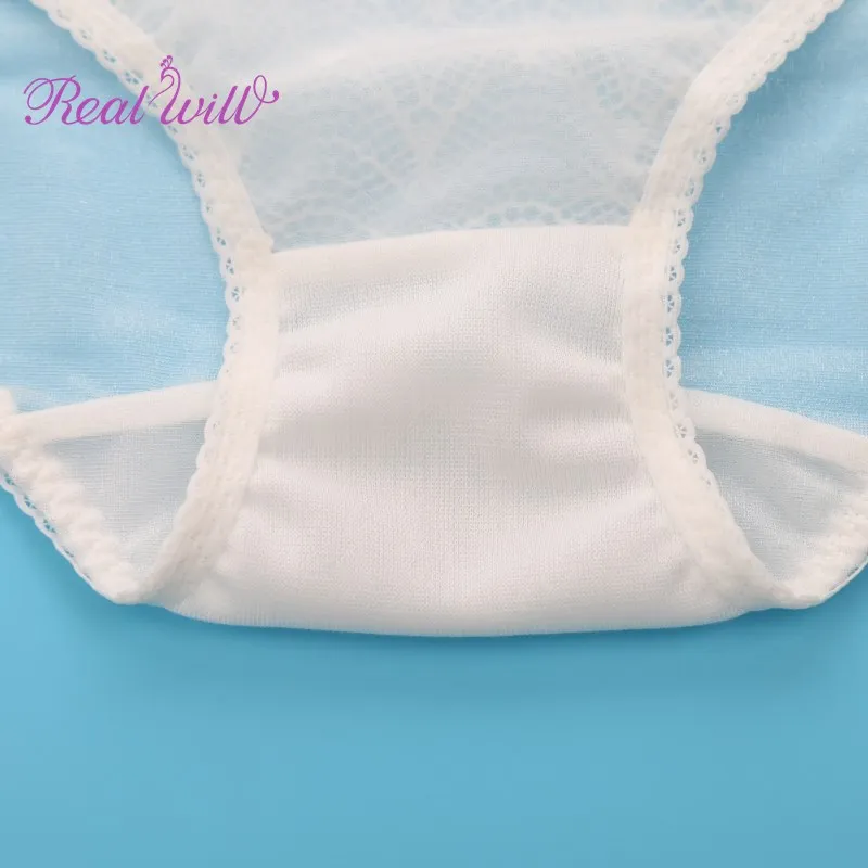 Realwill Лето Для женщин нижнее белье бюстгальтер тонкий кружевные трусики/нижнее