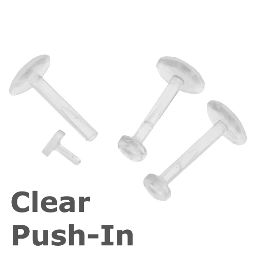 Пирсинг для тела Прозрачный био гибкий фиксатор серьги гвоздики пирсинг губ 16