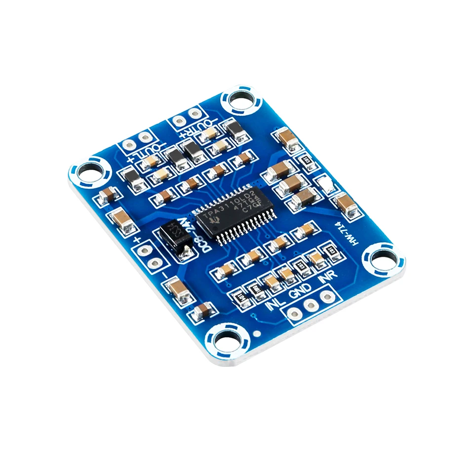 2X15W TPA3110 цифровой аудио усилитель модуль Плата ультра тонкий мини бинауральный DC