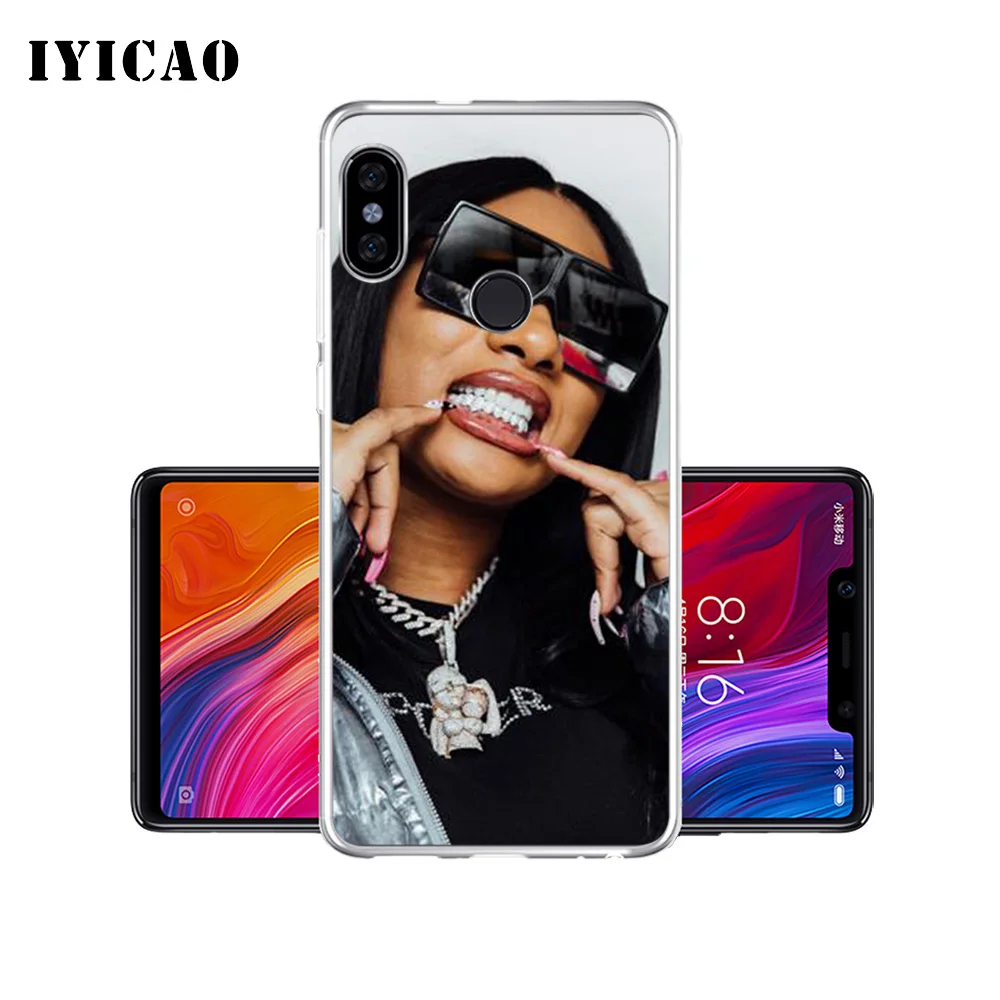IYICAO Мягкий силиконовый чехол для телефона Megan Thee Stallion Xiaomi Redmi 4A 5A 6A Note 7 6 5 Pro Plus 4X Prime