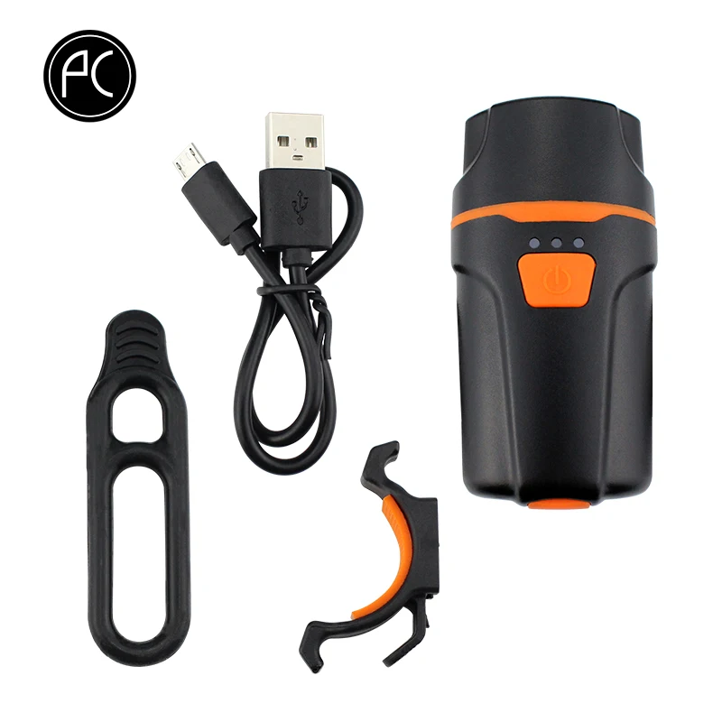 Велосипедный фонарь PCycling велосипедный передний перезаряжаемый от USB