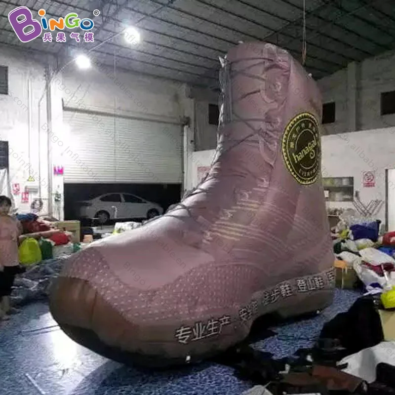 Бесплатная доставка 3 м надувная обувь под заказ для рекламы рекламные ботинки
