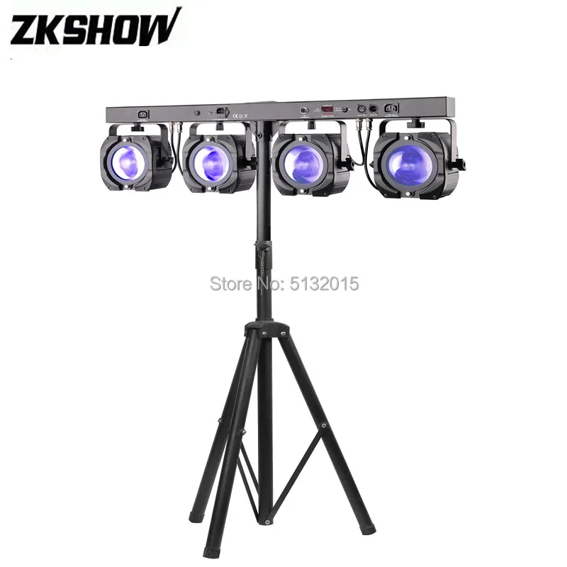 2 шт./Лот 60 Вт COB RGB + WW LED Par Light 4 шт./компл. DMX Pro сценический эффект для диджея