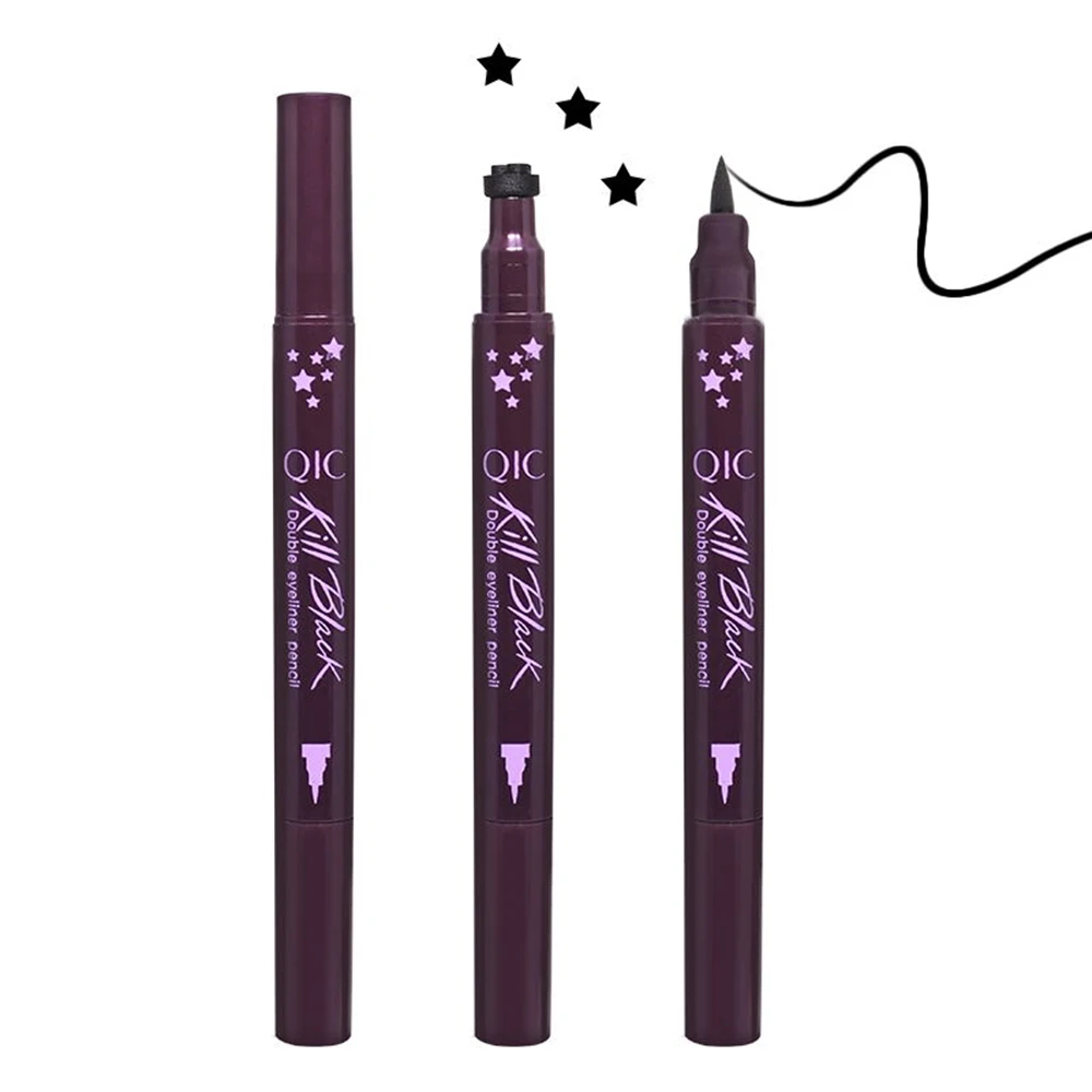 Водостойкая Подводка для глаз с двойной головкой|liquid eyeliner|waterproof liquid eyelinereye liner pencil