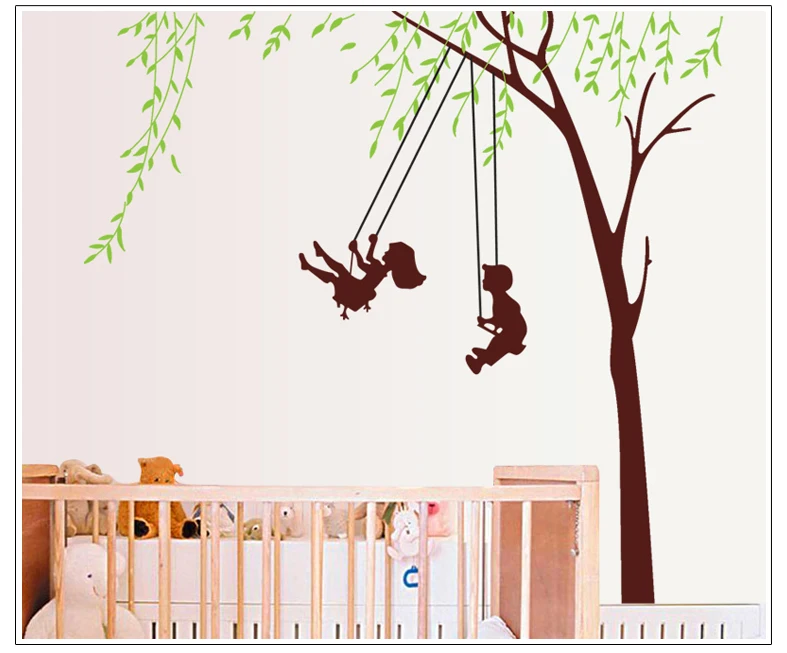 

Childhood swing children room household adornment wall stickers in the removable wall stickers on the wall